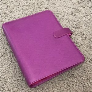 Filofax A5 Saffiano Fuschia